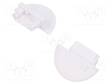 LED PROFIILIN PÄÄTYPALA - VALKOINEN - 20KPL - ABS - GEN2,PYÖRRETTY - Profiilit LED nauhoille - TOP.C8980001 - 2