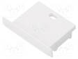LED PROFIILIN PÄÄTYPALA - VALKOINEN - 20KPL - ABS - REIÄN KANSSA - Profiilit LED nauhoille - TOP.E4990001 - 1