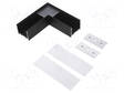 LIITIN 90° - MUSTA - ALUMIINI - ANODISOITU - VARIO30-02 - Profiilit LED nauhoille - TOP-V4670021 - 1