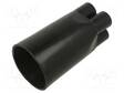 LÄMPÖKUTISTUVA JAKOSUOJUS - 60/22MM - MUSTA - AK - LIIT.MÄÄRÄ: 4 - Kutistemuovit - TKP4K060262210C1 - 1
