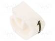 MERKIT - MERKINTÄ: 1 - 4÷10MM - PVC - VALKOINEN - -30÷80°C - CLI C - W: 7MM - Kaapeleiden merkintä - WM-0251310001 - 2