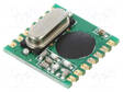 MODUULI: RF - FM-LÄHETIN - FSK - 433,92MHZ - SPI - 2,2÷5,4VDC - 8DBM - SMD - RF moduulit - RFM02-433S1 - 1