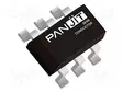 P-KANAVA MOSFET X2 - UNI-POLAARINEN - -60V - -300MA - IDM: -1A - Transistorit - PJS6839-S1 - 1