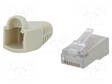 LIITIN: RJ45 - PISTOKE - PIN: 8 - CAT: 5E - SUOJATTU,SUOJAN KANSSA - 8P8C - RJ liittimet - LOG-MP0011 - 1