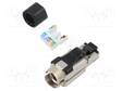 LIITIN: RJ45 - PISTOKE - PIN: 8 - CAT: 6 - SUOJATTU - 8P8C - JOHTOON - SUORA - RJ liittimet - SS-39300-001 - 1