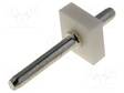 LIITIN: JOHTO-LEVY - PISTORASIA - 5/7,5MM - PIN: 1 - THT - 250V - 5A - Signaaliliittimet rasteri 5/7,5mm - NHW-01 - 1