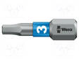 RUUVAUSKÄRKI - KUUSIOKOLO - HEX 3MM - 1/4" - KOK.PIT: 25MM - Ruuvauskärjet - WERA.05056683001 - 1