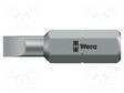RUUVAUSKÄRKI - LITTEÄ - 5,5X0,8MM - 1/4" - KOK.PIT: 25MM - Ruuvauskärjet - WERA.05072057001 - 2