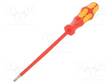 SCREWDRIVER: INSULATED - SLOT - 4X0.8MM - BLADE LENGTH: 150MM - Ruuvimeisselit ja sarjat - WERA.05006116001 - 1