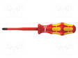 SCREWDRIVER: INSULATED - SLIM - PLUSMINUS PZ-TYPE - PZ1/SL - 1KVAC - Ruuvimeisselit ja sarjat - WERA.05006465001 - 2