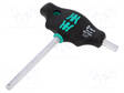 SCREWDRIVER: STANDARD - HEX KEY - HEX 8MM - WITH HOLDING FUNCTION - Ruuvimeisselit ja sarjat - WERA.05023351001 - 1