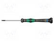 SCREWDRIVER: PRECISION - HEX KEY - BLADE LENGTH: 60MM - HEX 1/16" - Ruuvimeisselit ja sarjat - WERA.05118076001 - 2