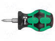 SCREWDRIVER: STANDARD - PHILLIPS - PH1 - STUBBY - BLADE LENGTH: 25MM - Ruuvimeisselit ja sarjat - WERA.05008850001 - 2