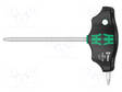 WRENCH: TORX® - OVERALL LEN: 138MM - KIND OF HANDLE: T - 400 - Kuusiokolo- ja TORX avaimet - WERA.05023373001 - 2