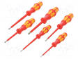 SCREWDRIVER: INSULATED-SET - INSULATED - PHILLIPS,SLOT - 1KVAC - Ruuvimeisselit ja sarjat - WERA.05006145001 - 1