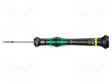 SCREWDRIVER: PRECISION - SLOT - 1X0.18MM - BLADE LENGTH: 40MM - Ruuvimeisselit ja sarjat - WERA.05117991001 - 2