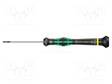 SCREWDRIVER: PRECISION - SLOT - 1.5X0.23MM - BLADE LENGTH: 60MM - Ruuvimeisselit ja sarjat - WERA.05118003001 - 1