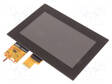 TFT NÄYTTÖ - 7" - 1024X600 - VALAISTUS: LED - LIITÄNTÄ: LVDS - 500CD/M2 - TFT-näytöt - OPT-UP-DST07-001 - 1