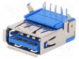 USB A LIITIN - PCB - THT - 90° KULMA - USB 3.0 - USB liittimet - USBA-G3.01 - 1
