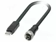 KAAPELI - USB 2.0 - USB A PISTOKE,USB B PIENOISPISTOKE - 2M - MUSTA - USB kaapelit ja adapterit - 1420171 - 1