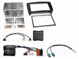 RATTIOHJAIN ADAPTERI- MERCEDES - MUSTA - VERSIO: 2 DIN - Adapterijohdot - 621190-23-1 - 1