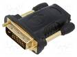 ADAPTERI - DVI-D (24+1) PISTOKE,HDMI-PISTORASIA - MUSTA - HDMI, DVI, DisplayPort johdot - GOOBAY-68931 - 1