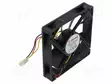 LAITETUULETIN - DC - 12VDC - 80X80X15MM - 26,82DBA - DC 12V tuulettimet - AK-FN071 - 1