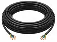SYÖTTÖKAAPELI - 2X0,75MM2,3G6MM2 - 450V,750V - 5M - VÄRI: MUSTA - Sähköauton latauskaapelit - AK-SC-E31 - 1