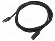 KAAPELI - HIGH SPEED,USB 2.0 - USB C RASIA,USB C PISTOKE - 2M - PVC - USB kaapelit ja adapterit - CU0211 - 1