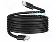 KAAPELI - USB 2.0 - USB C PISTOKE,MOLEMMIN PUOLIN - 1M - MUSTA - 100W - USB kaapelit ja adapterit - CU0231 - 1
