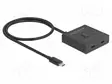 SWITCH - KAKSISUUNTAINEN - 0,5M - 8K,UHD 2160P,UHD 4320P - MUOVI - USB kaapelit ja adapterit - DELOCK-18911 - 1