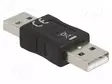 ADAPTERI - USB 2.0 - USB A PISTOKE,MOLEMMIN PUOLIN - USB kaapelit ja adapterit - DELOCK-65011 - 1