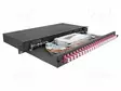 PATCH-VALOKUITUPANEELI - LC DUPLEX - DUPLEX,RACK - MUSTA - RACK 19" - Tietokonetarvikkeet - muut - DELOCK-67011 - 1