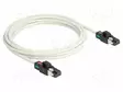 PATCH KAAPELI - S/FTP - CAT 6A - RJ45-PISTOKE,MOLEMMIN PUOLIN - 3M - LSZH - RJ45 Ethernet kaapelit - DELOCK-80171 - 1