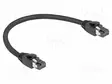 PATCH KAAPELI - S/FTP - CAT 8.1 - RJ45-PISTOKE,MOLEMMIN PUOLIN - 0,25M - RJ45 Ethernet kaapelit - DELOCK-80231 - 1