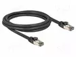 PATCH KAAPELI - U/FTP - CAT: 6A - RJ45-PISTOKE,MOLEMMIN PUOLIN - 2M - PVC - RJ45 Ethernet kaapelit - DELOCK-80241 - 1