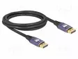 KAAPELI - DISPLAYPORT-PISTOKE,MOLEMMIN PUOLIN - DISPLAYPORT 1.4 - HDMI, DVI, DisplayPort johdot - DELOCK-80601 - 1