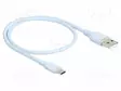 KAAPELI - USB 2.0 - USB A PISTOKE,USB C PISTOKE - KULLATTU - 0,5M - USB kaapelit ja adapterit - DELOCK-81221 - 1