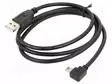 CABLE - USB 2.0 - USB A PLUG,USB B MINI PLUG 90° LEFT/RIGHT - 1M - USB kaapelit ja adapterit - DELOCK-81651 - 1