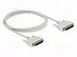 KAAPELI - D-SUB 25PIN PISTOKE,MOLEMMIN PUOLIN - PIT: 2M - BEIGE - Tietokonekaapelit ja -adapterit - DELOCK-84231 - 1