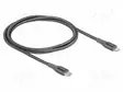 KAAPELI - USB 2.0 - APPLE LIGHTNING-PISTOKE,USB C PISTOKE - 1M - USB kaapelit ja adapterit - DELOCK-86631 - 1