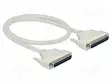 KAAPELI - D-SUB 37PIN PISTOKE,MOLEMMIN PUOLIN - PIT: 0,5M - BEIGE - Tietokonekaapelit ja -adapterit - DELOCK-86911 - 1