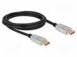 KAAPELI - DISPLAYPORT-PISTOKE,MOLEMMIN PUOLIN - DISPLAYPORT 1.4 - HDMI, DVI, DisplayPort johdot - DELOCK-87041 - 1