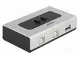 SWITCH - USB 2.0 - MUSTA,HARMAA - MUOVI - OMINAISUUDET: HOT-PLUG,PNP - USB kaapelit ja adapterit - DELOCK-87761 - 1