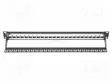 PATCH PANEL - KEYSTONE - MUSTA - PORTTIEN LUKU: 24 - 19" - RACK 19" - Tietokonetarvikkeet - muut - DN-91411 - 2