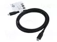 KAAPELI - THUNDERBOLT 3,THUNDERBOLT 4,USB 3.2 - 1,5M - MUSTA - 4K - USB kaapelit ja adapterit - GOOBAY-74201 - 1