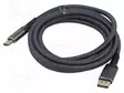 KAAPELI - DISPLAYPORT-PISTOKE,MOLEMMIN PUOLIN - TEKSTIILI - PIT: 3M - HDMI, DVI, DisplayPort johdot - GOOBAY-75681 - 1