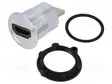 HDMI ADAPTERI -PISTORASIA,HDMI-PISTOKE - RUNKO: HOPEA - KIERRE: M22 - HDMI liittimet - HDMI-01 - 1