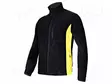 FLEECE SWEATSHIRT - SIZE: S - MUSTA/KELTAINEN - 290G/M2 - Työ- ja suojavaatteet - LAHTI-L4010101 - 1