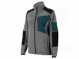 SWEATSHIRT - SIZE: S - GRAY-MUSTA-TURQUOISE - 260G/M2 - Työ- ja suojavaatteet - LAHTI-L4042201 - 1